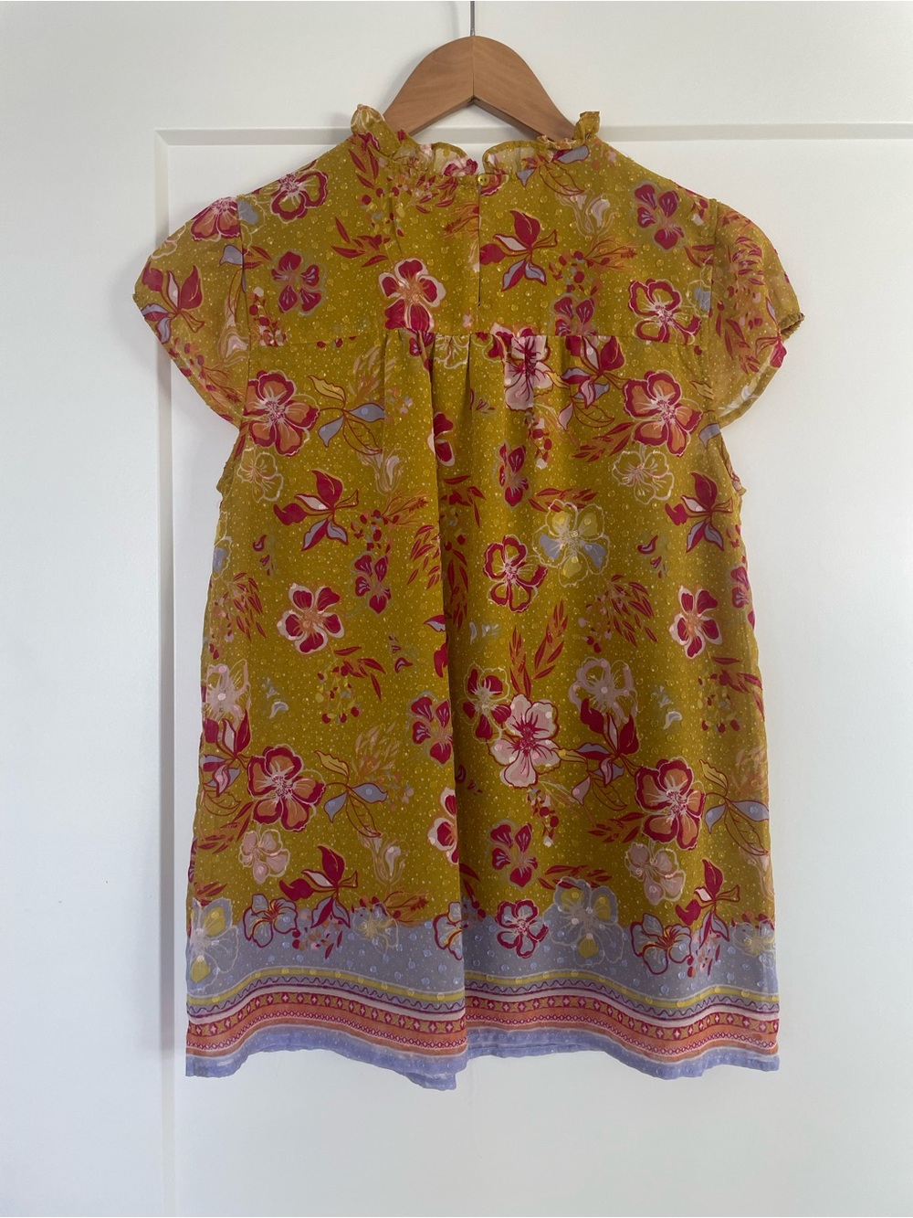 Joie Floral Short Sleeve Blouse